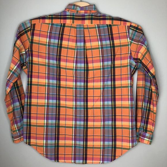 Ralph Lauren Men's XL Plaid‎ Button Down Classic Fit Long Sleeve Casual Shirt - Picture 3 of 4